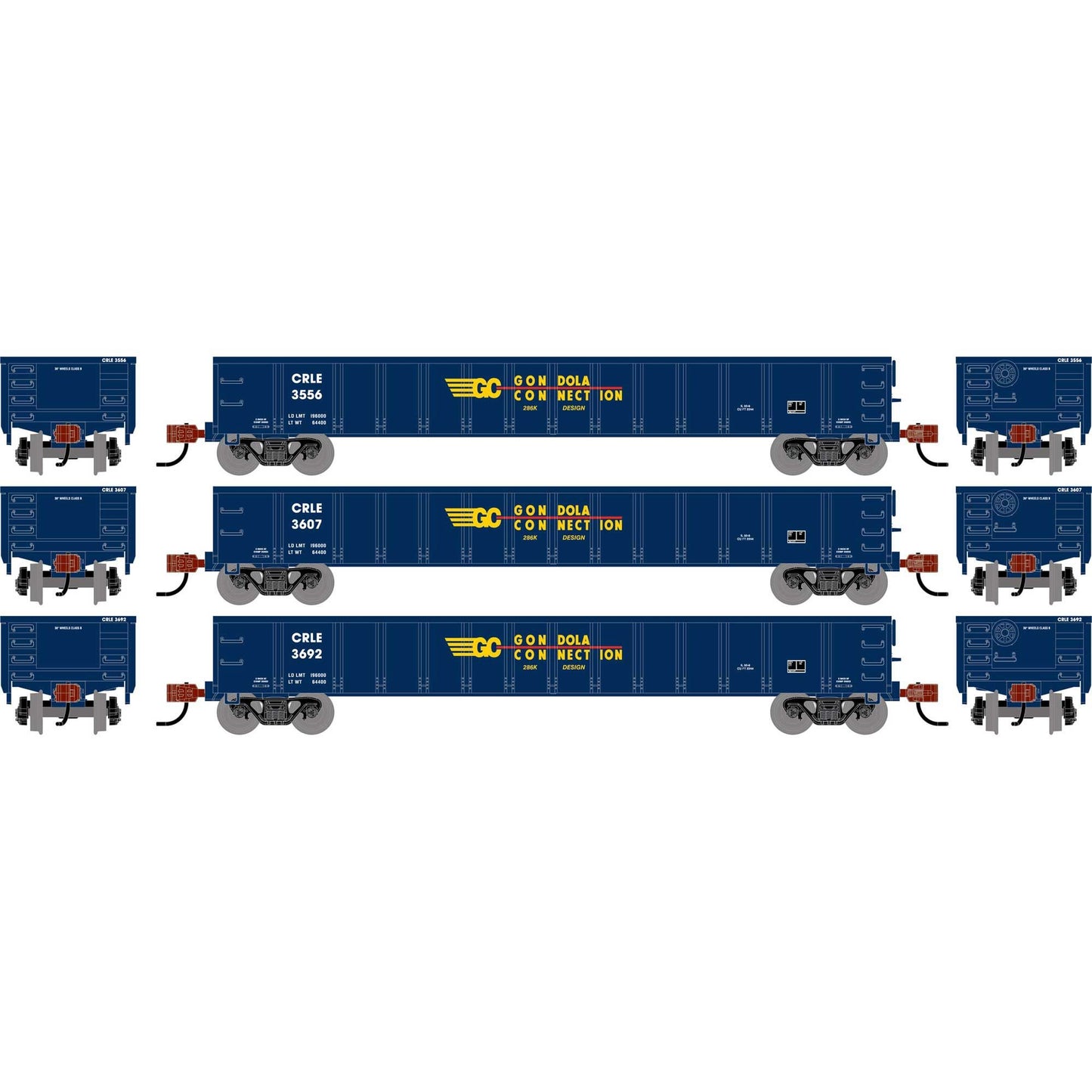 N 52' Mill Gondola CRLE #3556/3607/3692 (ATH-1917)