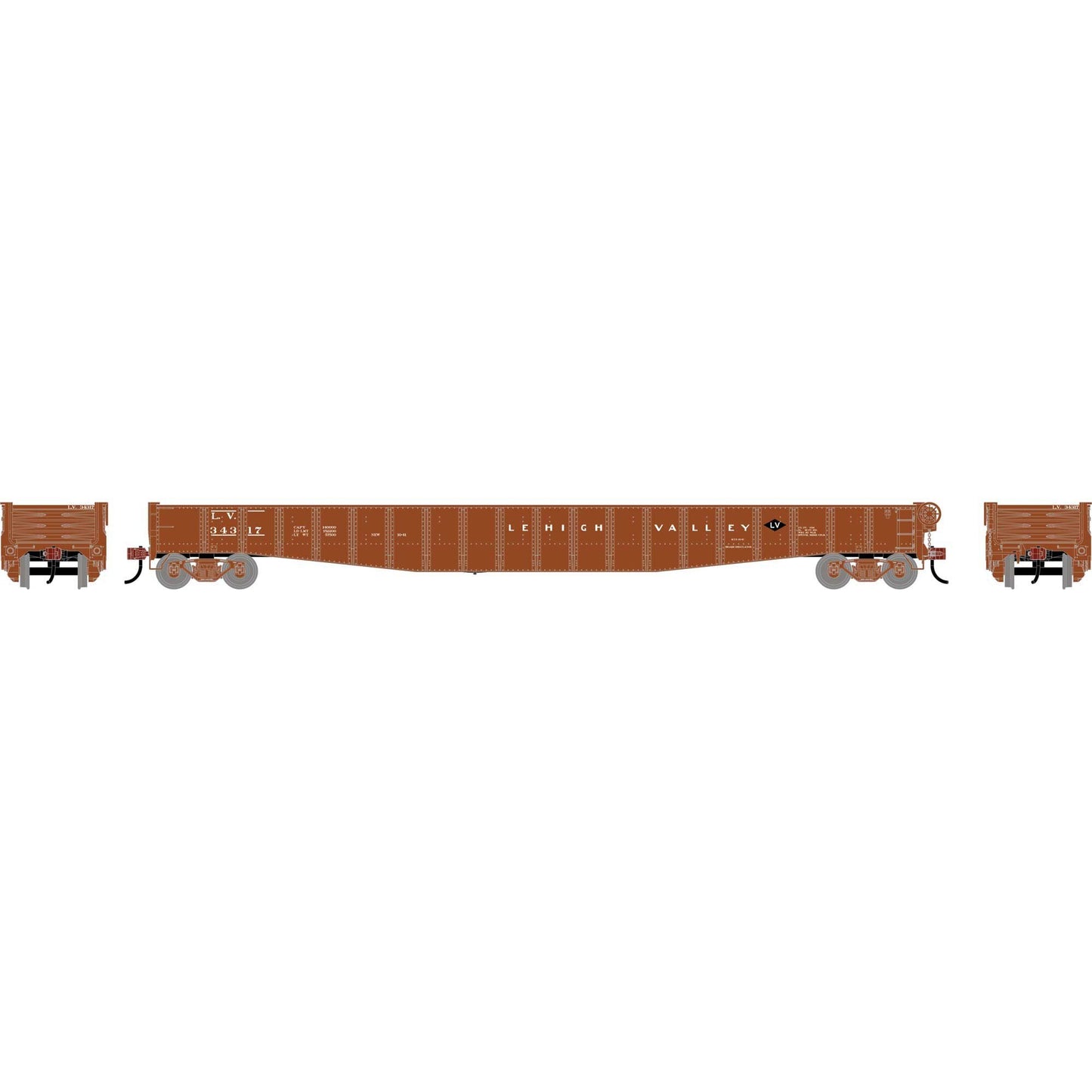 HO 65' Mill Gondola LV #34317 (ATH-1953)