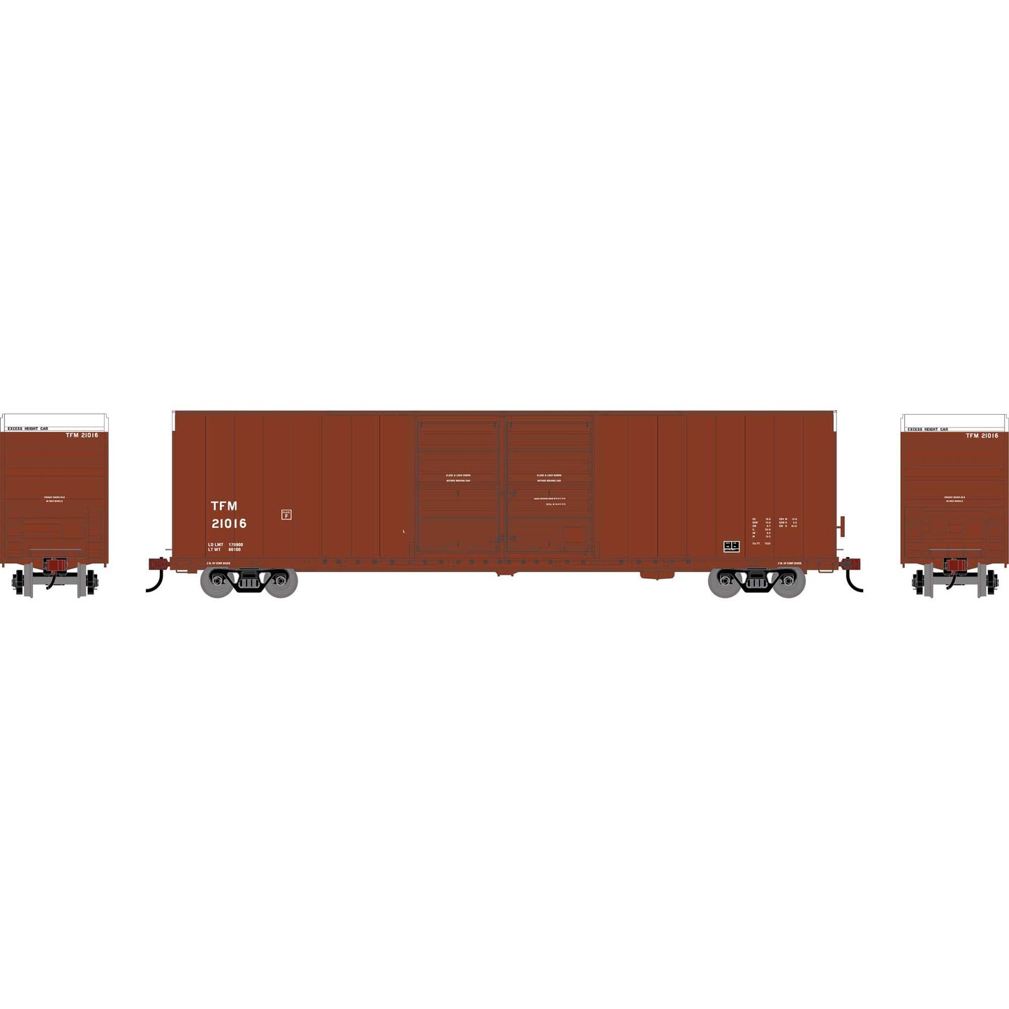 HO 60' FMC Smooth Side Double Door Box Car (ATH-1978)