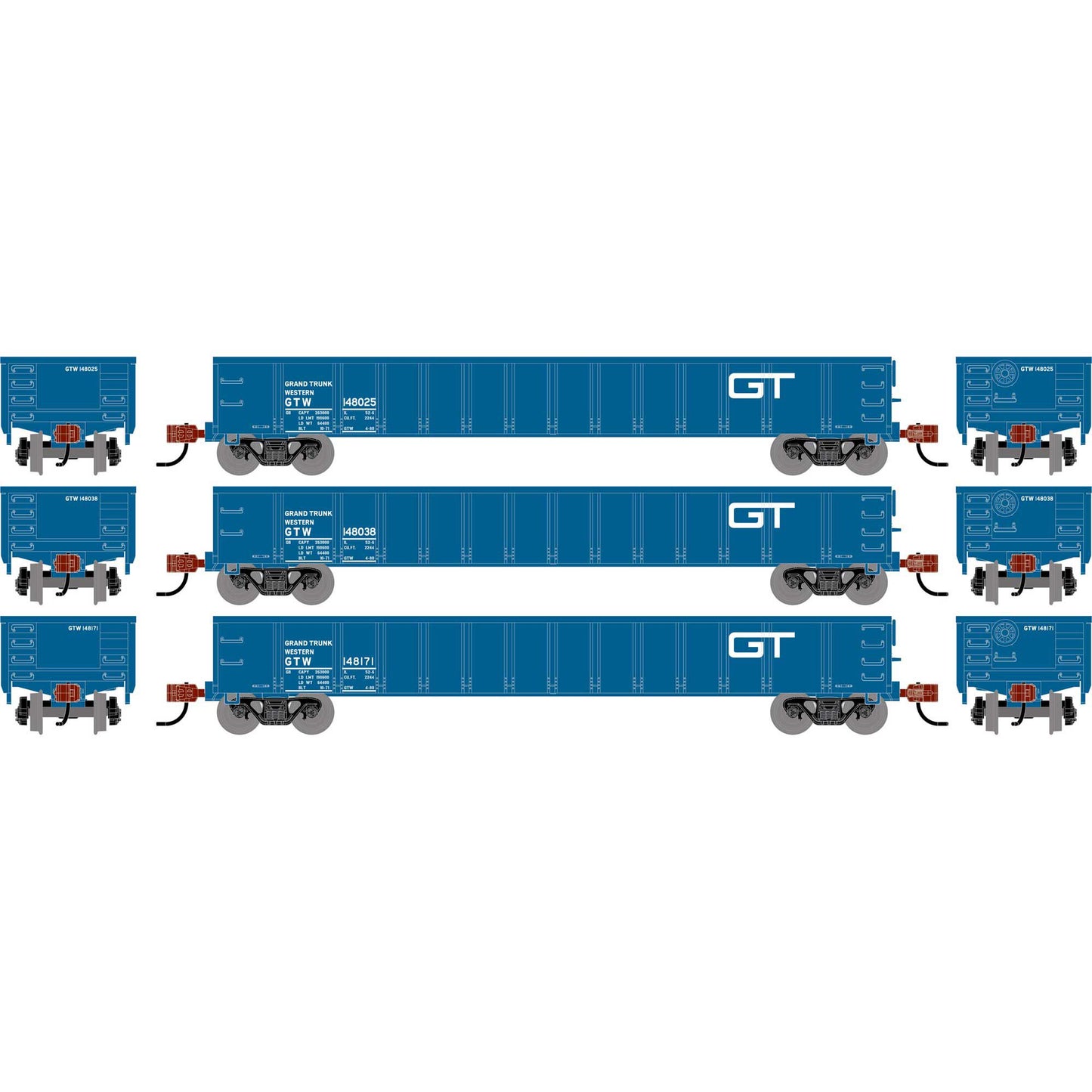 N 52' Mill Gondola GTW #148025/148038/148171 Model (ATH-2025)