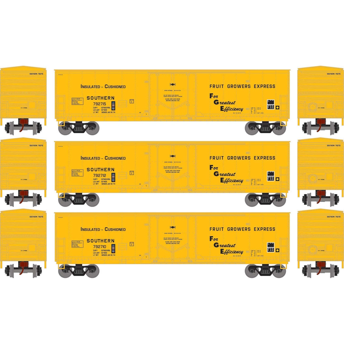 HO 50' Youngstown Plug Door Box Car Southern Railway (ATH-2070)