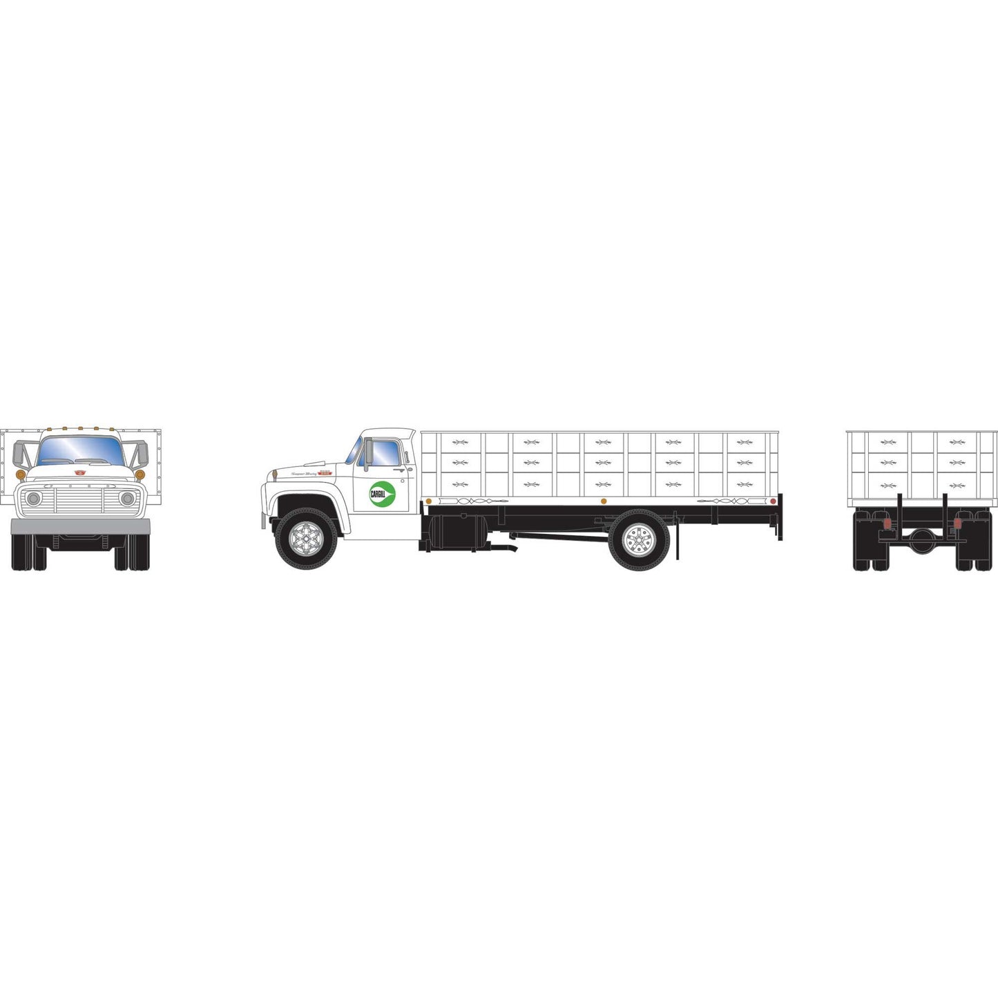 HO Ford F-850 Grain Truck Cargill (ATH-2108)
