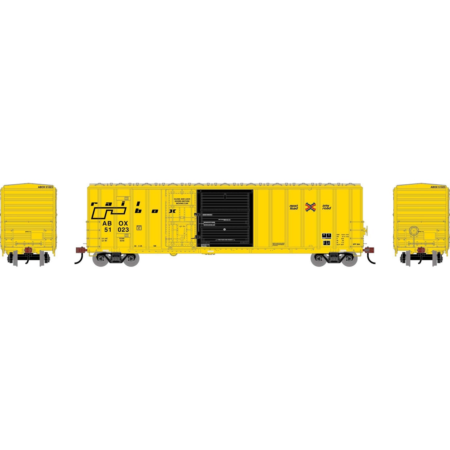 HO 50' FMC 5277 Combo Door Box Car ABOX 'Late' #51023 (ATH-2126)
