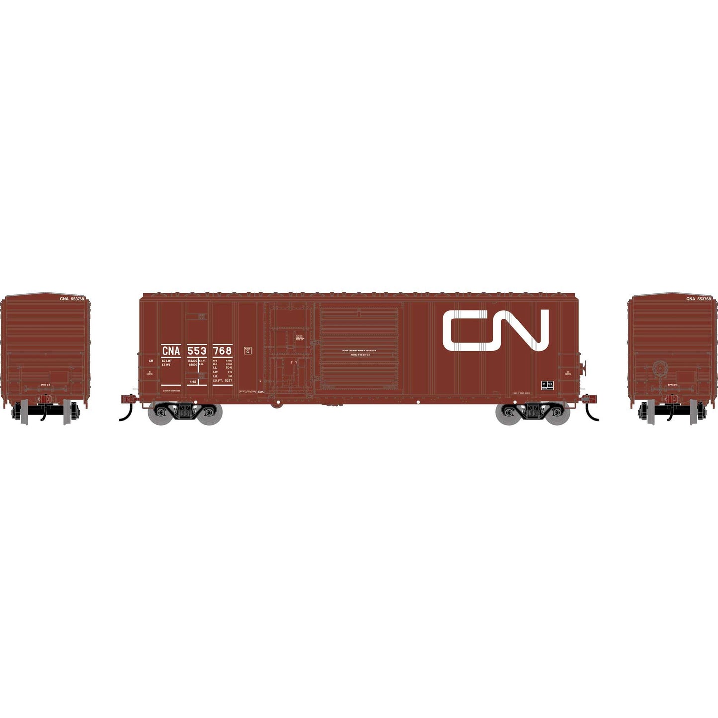 HO 50' FMC 5277 Combo Door Box Car CNA 553768 (ATH-2134)