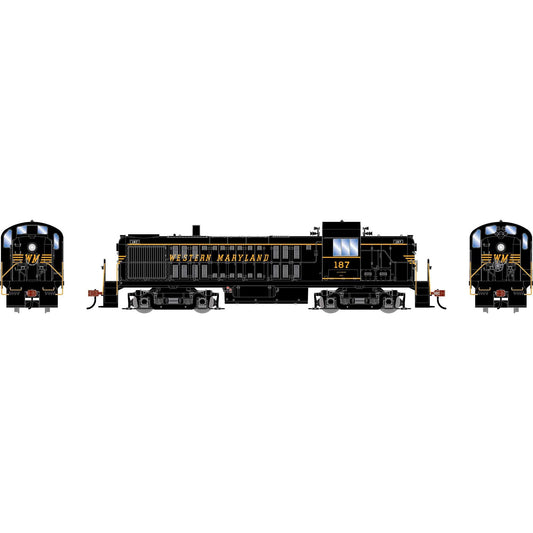 HO RS-3 Locomotive with DCC and Sound, WM #187 (ATH-2167)