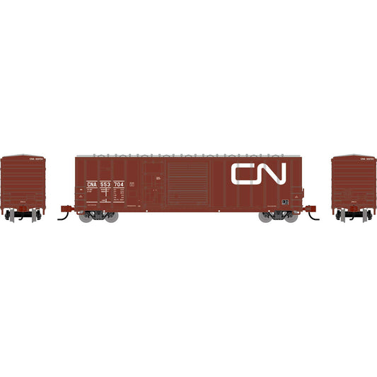 N 50' FMC 5277 Combo Door Box Car CNA #553704 (ATH-2177)