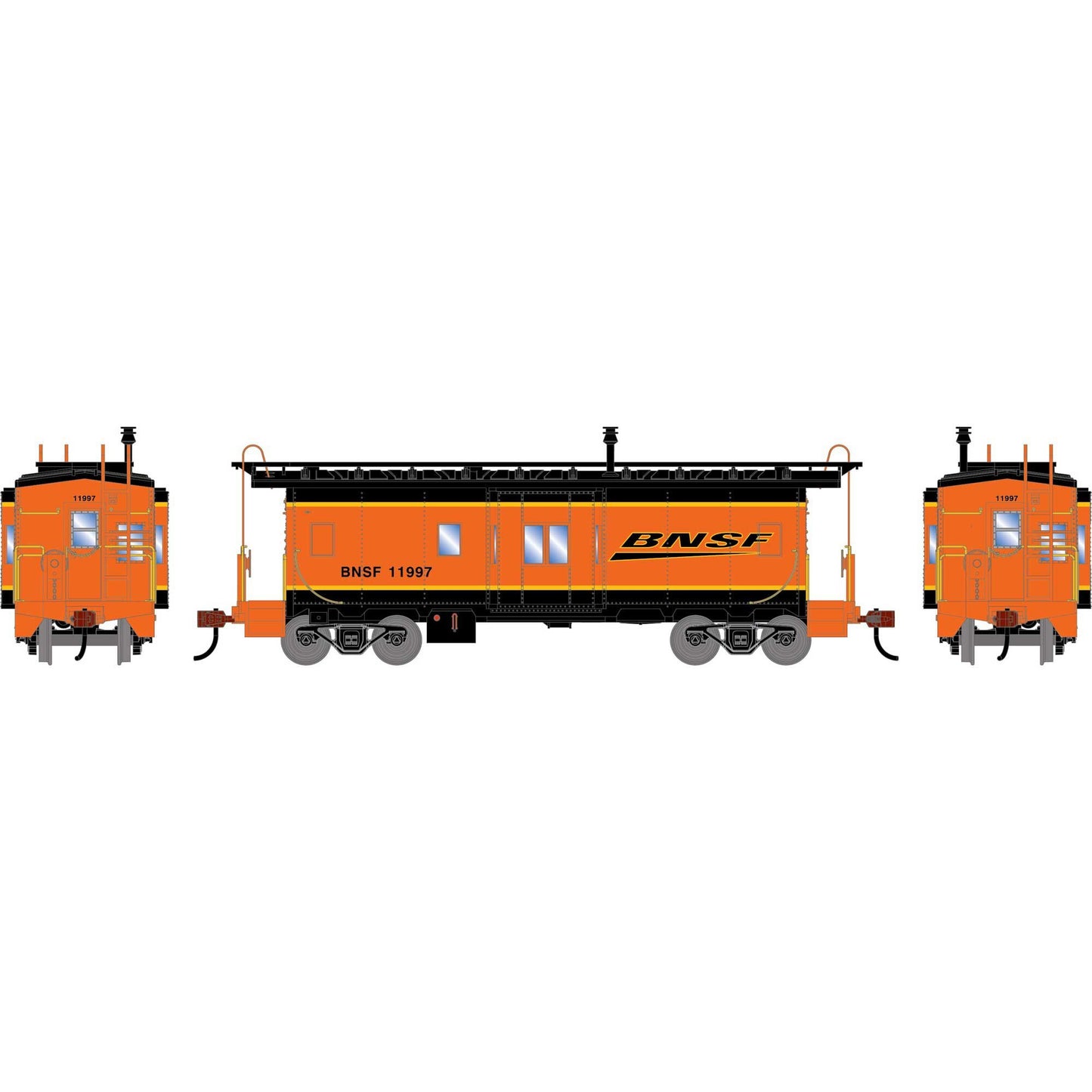 HO Athearn Bay Window Caboose BNSF #11997 (ATH-2253)