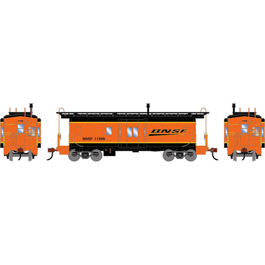HO ATH Bay Window Caboose BNSF #11999 (ATH-2254)