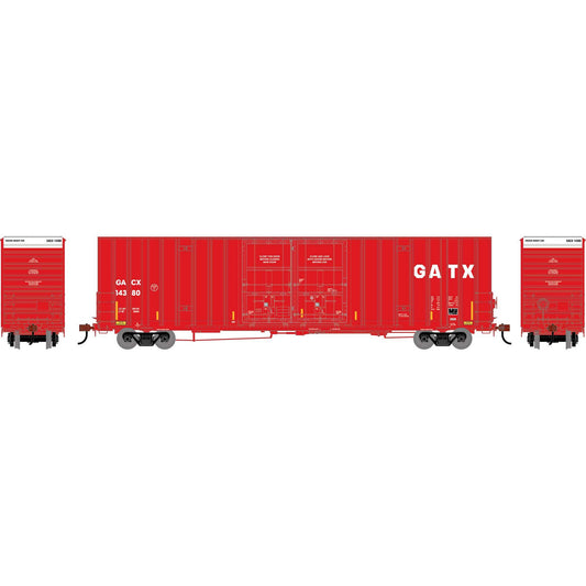 HO 60' Gunderson High Cube Double Door Box Car (ATH-2287)