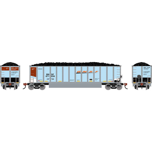 N ATH Bethgon Coalporter with Coal Load BNSF #671039 (ATH-2304)