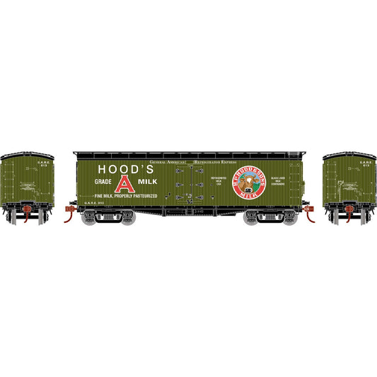 HO 40' Pfaudler Wood Milk Car GARE Hood's #813 (ATH-2349)