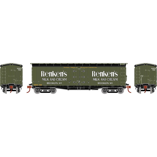 HO 40' Pfaudler Wood Milk Car GPEX #755 (ATH-2356)