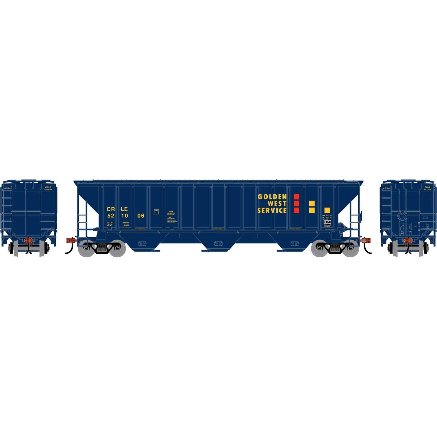 HO ATHEARN PS 4740 Covered Hopper CRLE #521006 (ATH-2373)