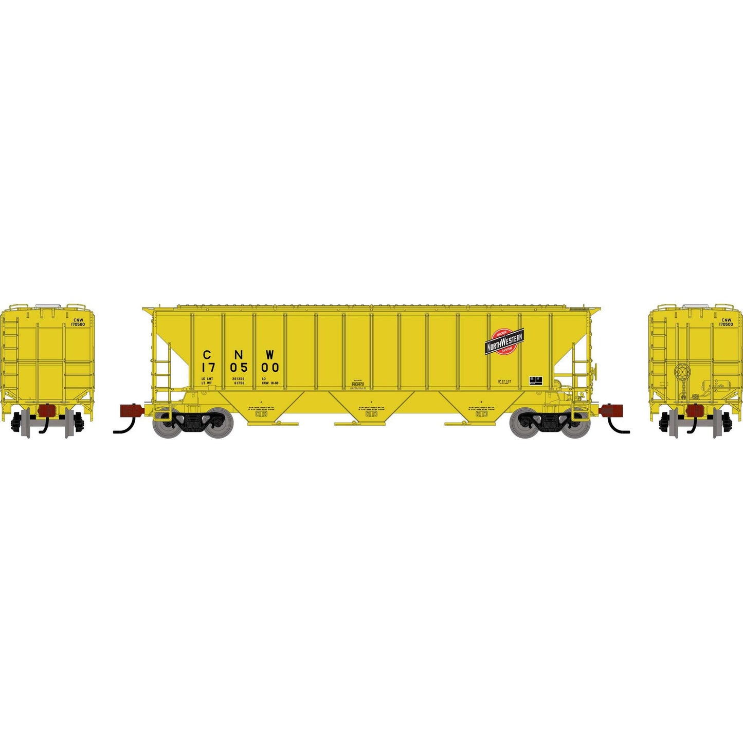 N ATH PS 4427 Covered Hopper CNW #170500 (ATH-2382)