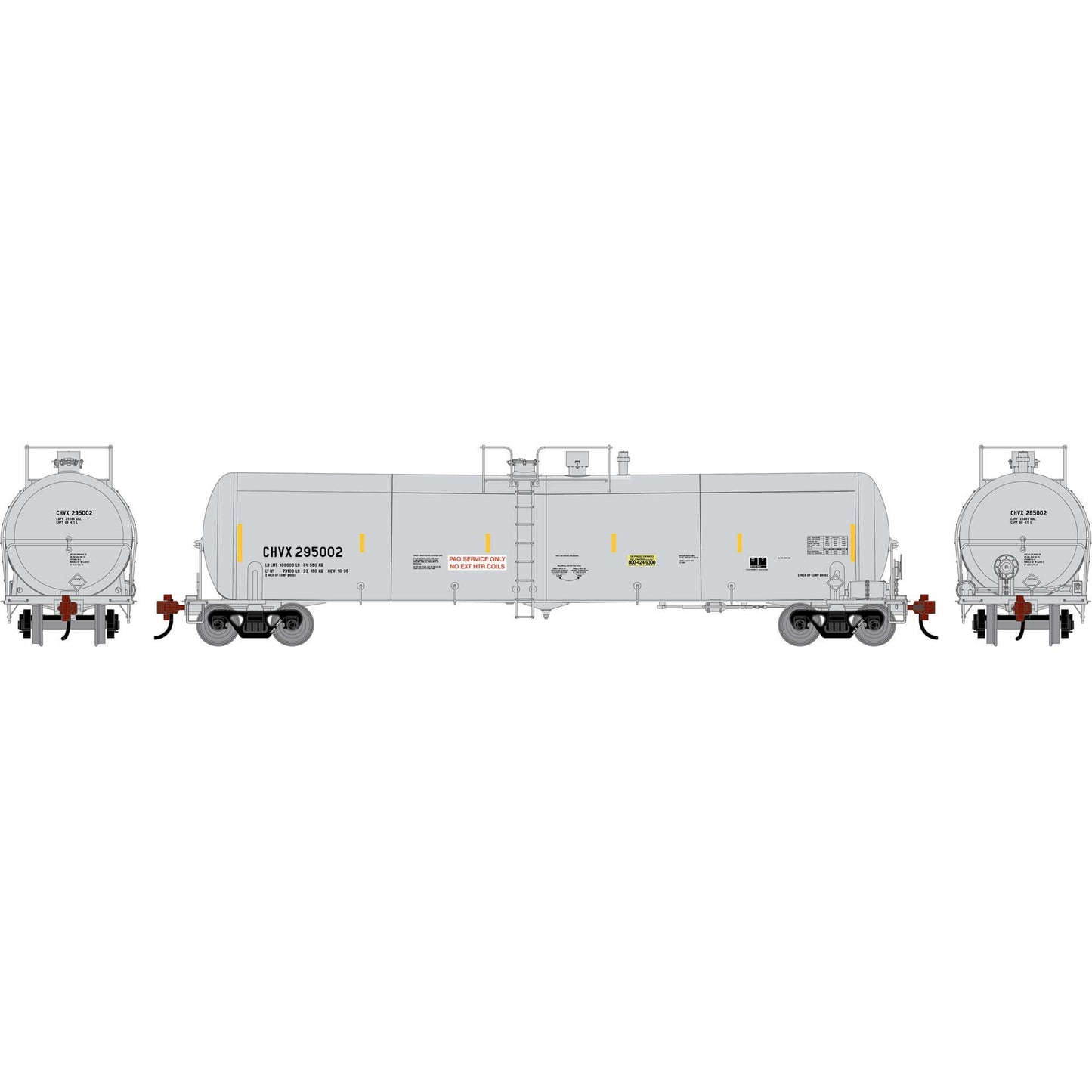HO ATH 30K Ethanol Tank Car CHVX #295002 (ATH-2400)
