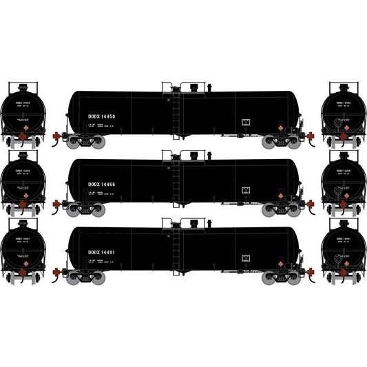 HO ATH 30K Ethanol Tank Car DODX #14450/14466/14481 (ATH-2405)