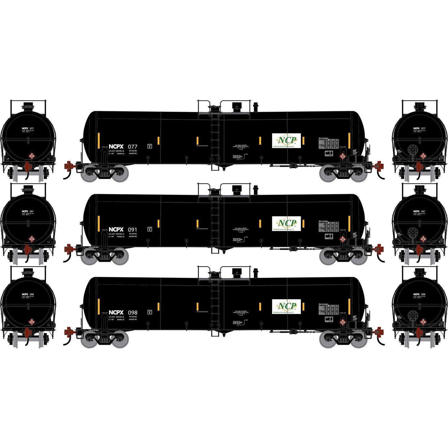 HO Athearn 30K Ethanol Tank Car (ATH-2408)