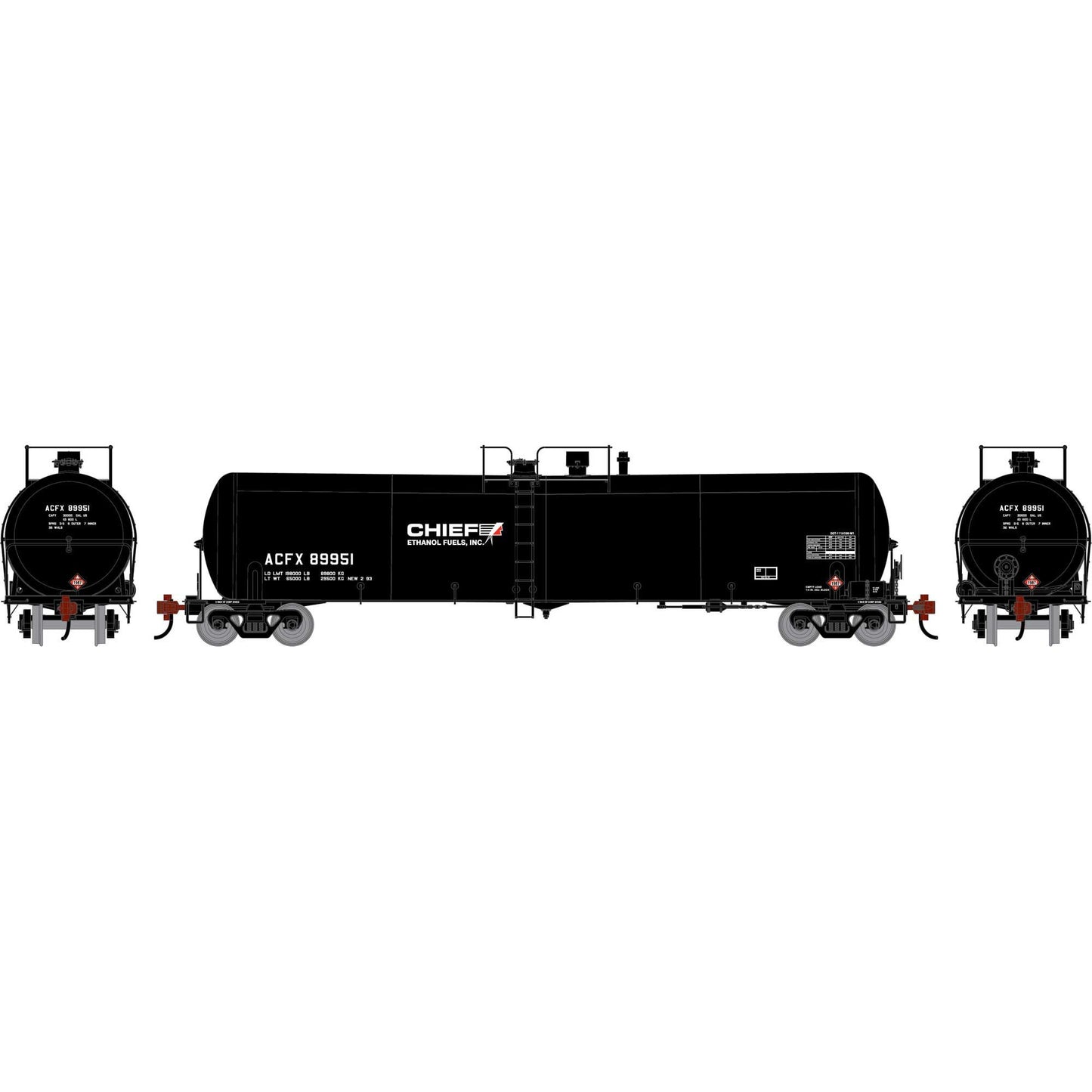 HO ATH 30K Ethanol Tank Car ACFX #89951 (ATH-2409)