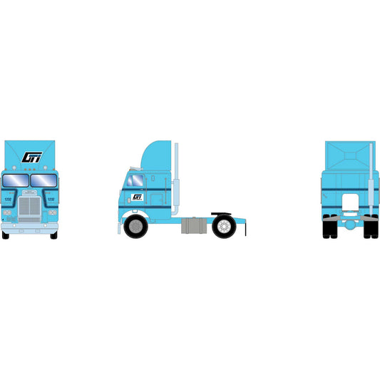 HO Freightliner Single-Axle Tractor with Gordon Trucking #1232 (ATH-2446)