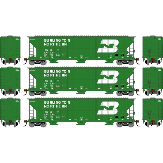 HO ATH FMC 4700 Covered Hopper 3-Pack (ATH-2481)