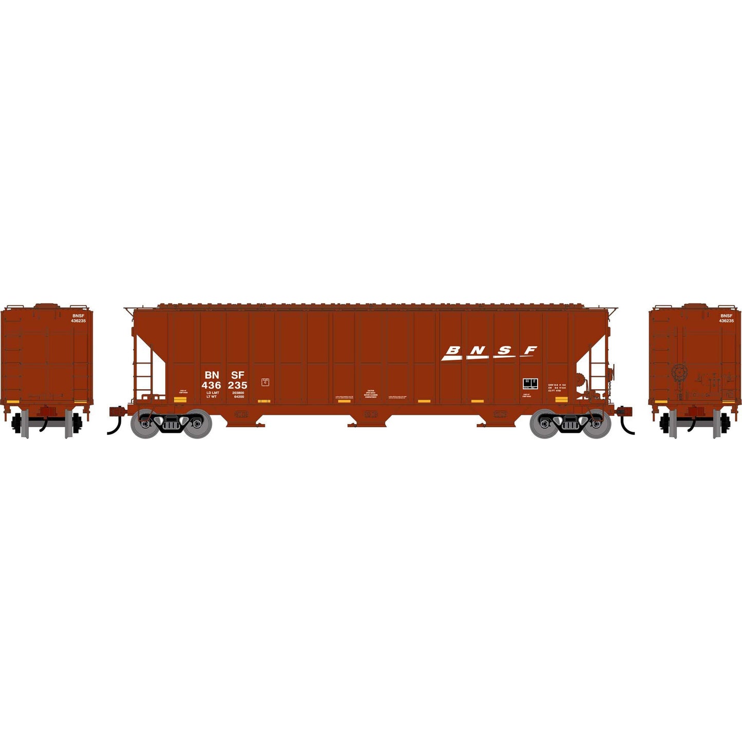 HO Covered Hopper BNSF #436235 (ATH-2482)