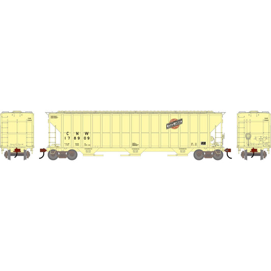HO ATH FMC 4700 Covered Hopper Primed For Grime CNW #178909 (ATH-2486)