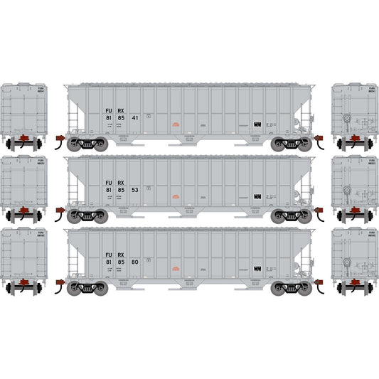 HO ATH FMC 4700 Covered Hopper FURX #818541/818553/818580 Set (ATH-2490)