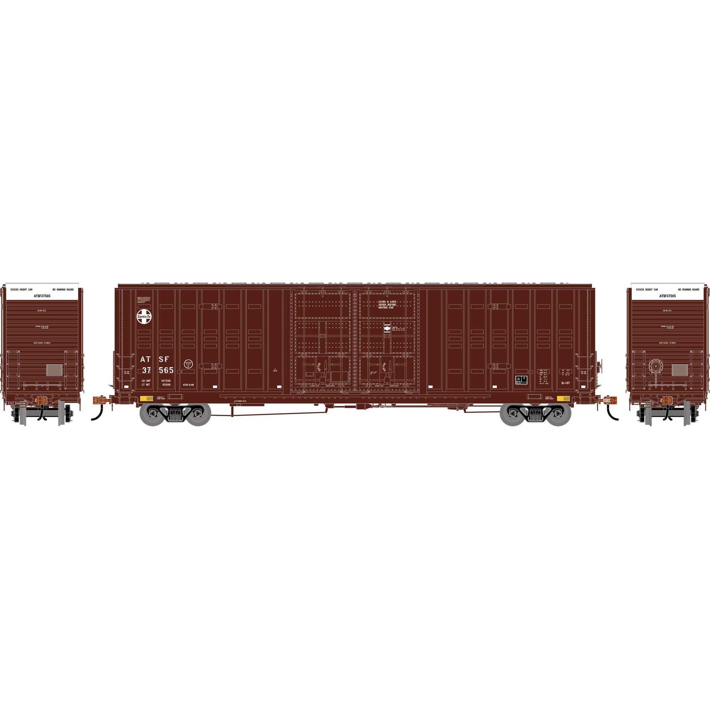 HO 60' Berwick Box Car ATSF #37565 (ATH-2497)