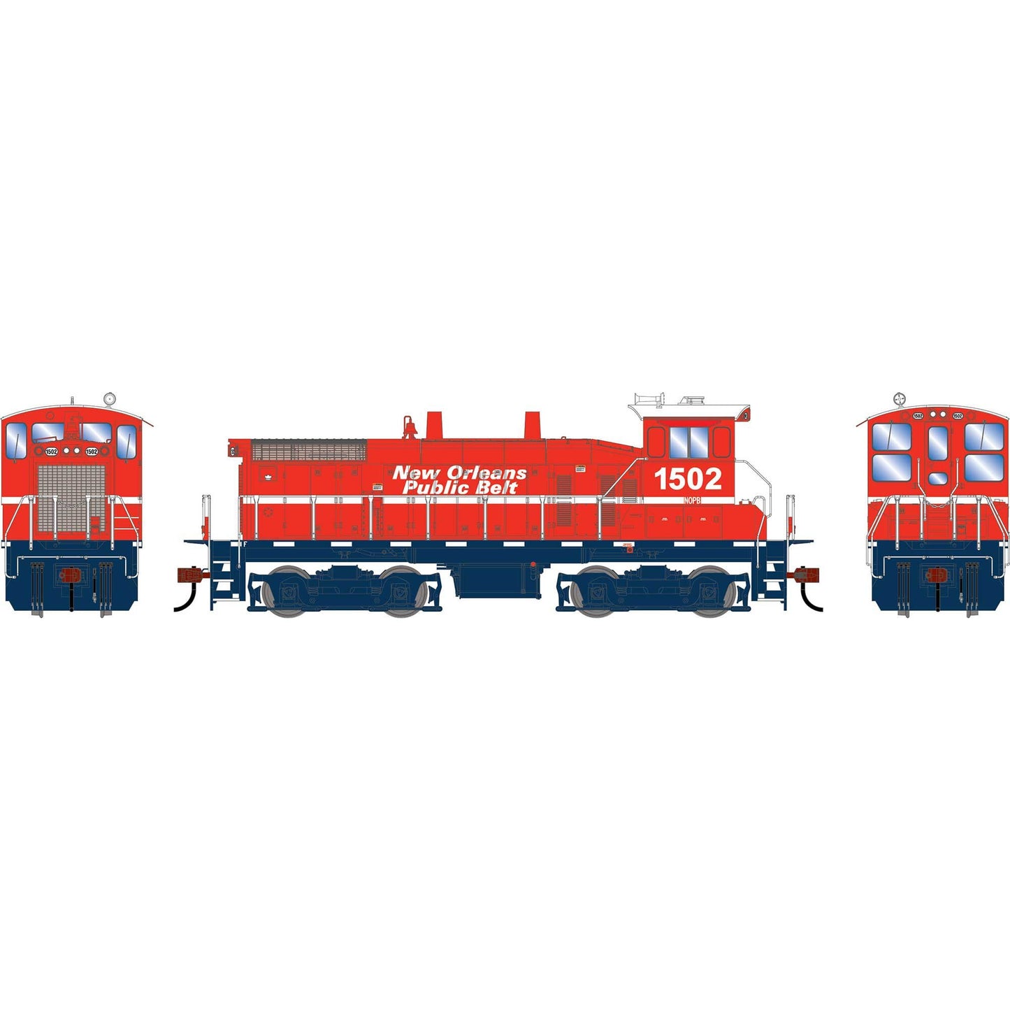 HO Athearn SW1500 Locomotive NOPB #1502 (ATH-2525)