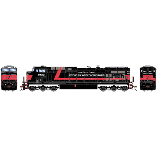 HO Athearn AC4400CW Locomotive NS Railroaders Tribute 4822 (ATH-2561)