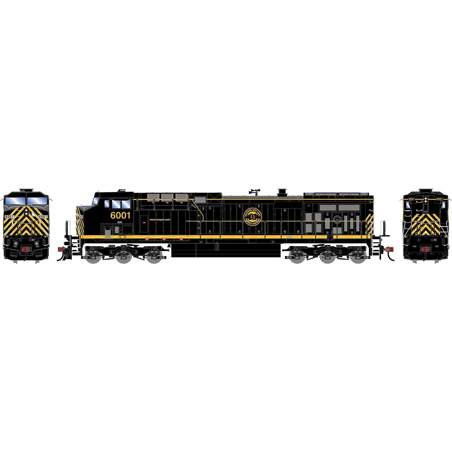 HO AC4400CW Locomotive WNYP #6001 (ATH-2571)