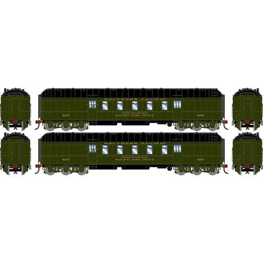 HO 60' Pullman Common Standard Postal Car SP #4255/4257 (ATH-2582)