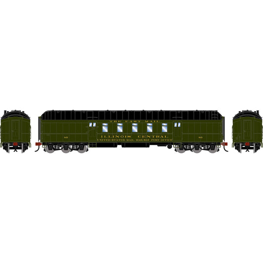 HO 60' Pullman Common Standard Postal Car - IC #80 (ATH-2583)