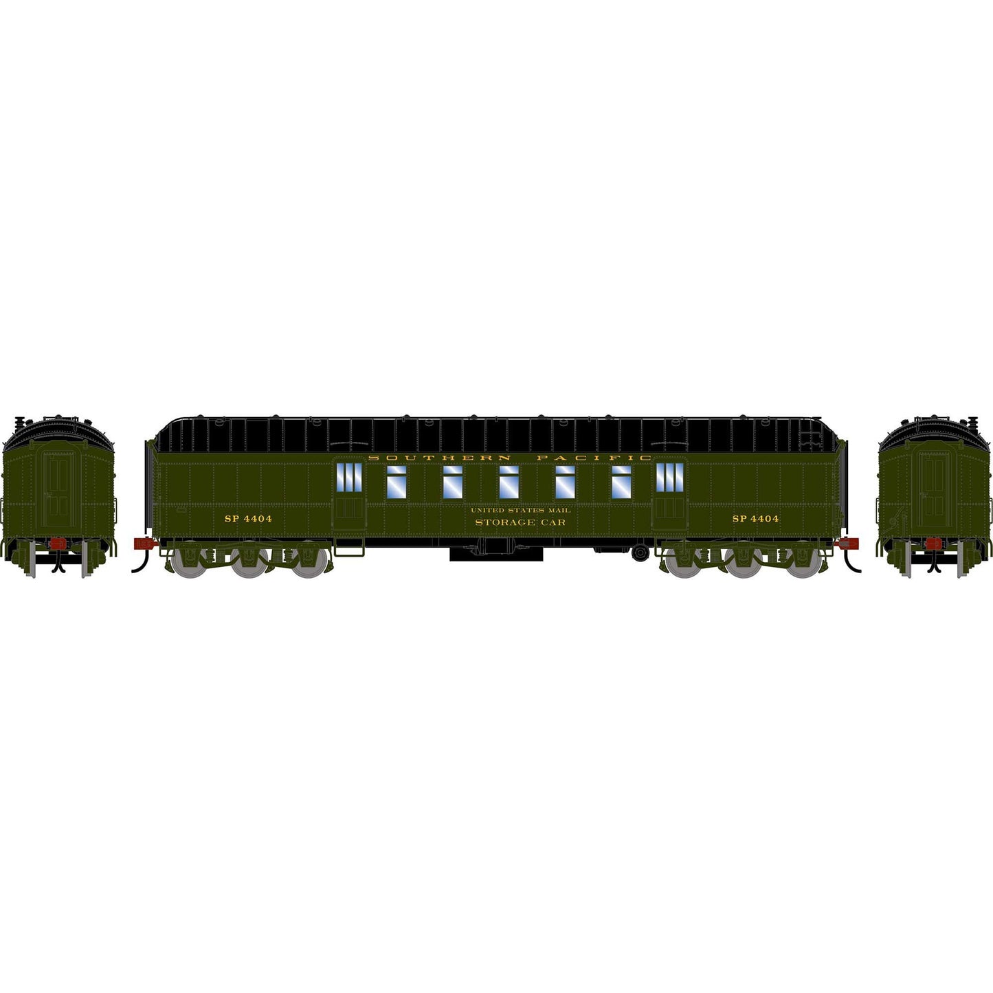 HO 60' Pullman Common Standard Postal Storage Car SP #4404 (ATH-2587)