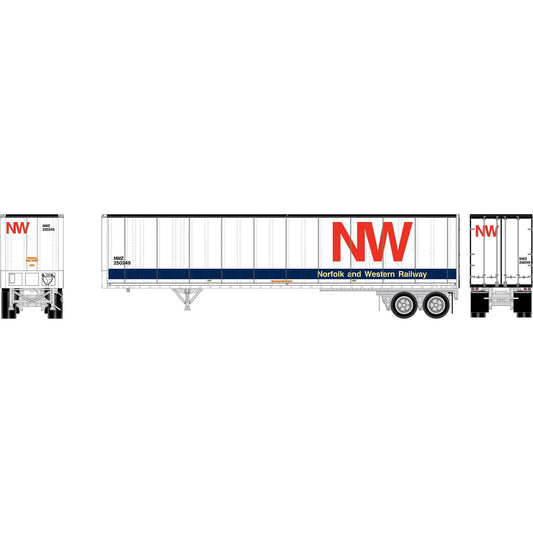 HO 45' Fruehauf Z-Van Smooth Side Trailer (ATH-2614)