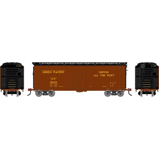 HO 40' Superior Door Box Car UP #100678 (ATH-2619)