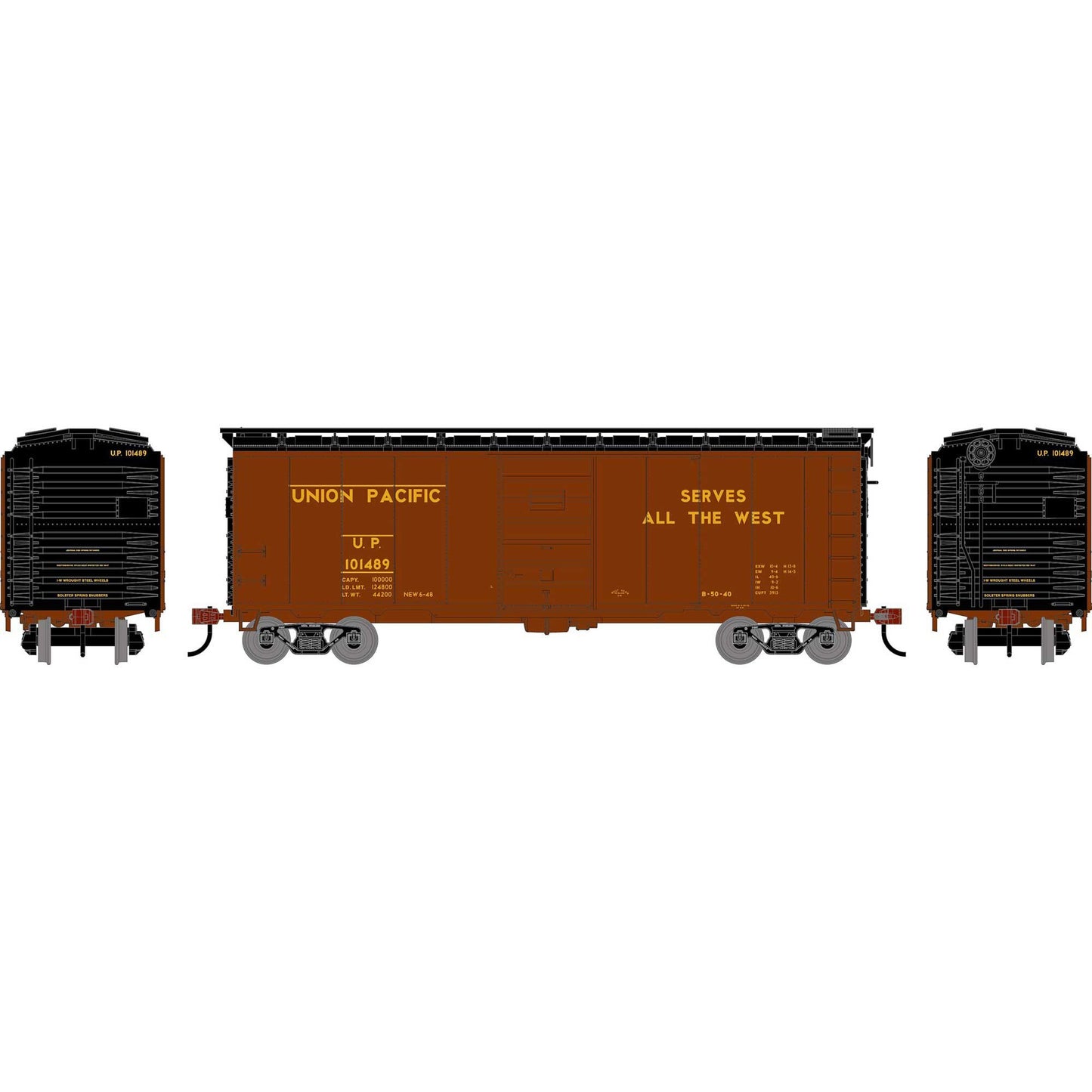 HO 40' Superior Door Box Car, Union Pacific #101489 (ATH-2621)
