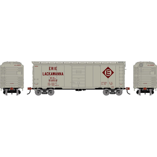 HO 40' Superior Door Box Car Erie Lackawanna EL #73717 (ATH-2623)