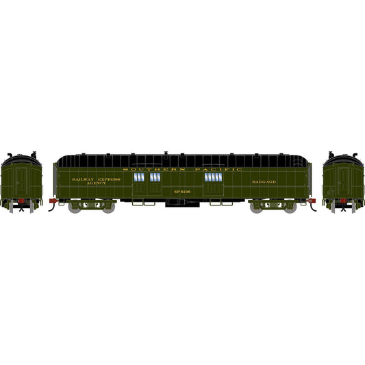 HO Ath 60' Pullman Common Standard Baggage Car SP #6236 (ATH-2637)