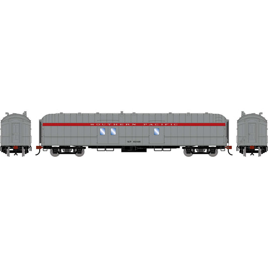 HO 60' Pullman Common Standard Baggage Car SP 'Stainless Scarlet' Model (ATH-2642)