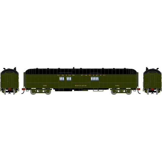 HO 60' Pullman Common Standard Baggage Car Union Pacific #1161 (ATH-2643)