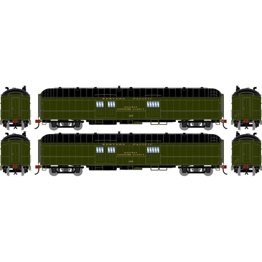 HO Pullman Common Standard Baggage Car WP #137/140 (ATH-2646)