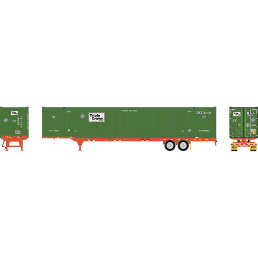 HO ATH 53' Chassis with Container (ATH-2655)