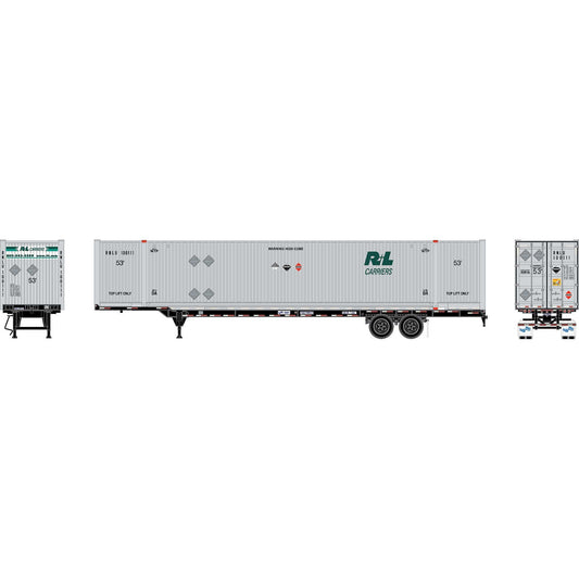 HO ATH 53' Chassis with Container Set (ATH-2656)