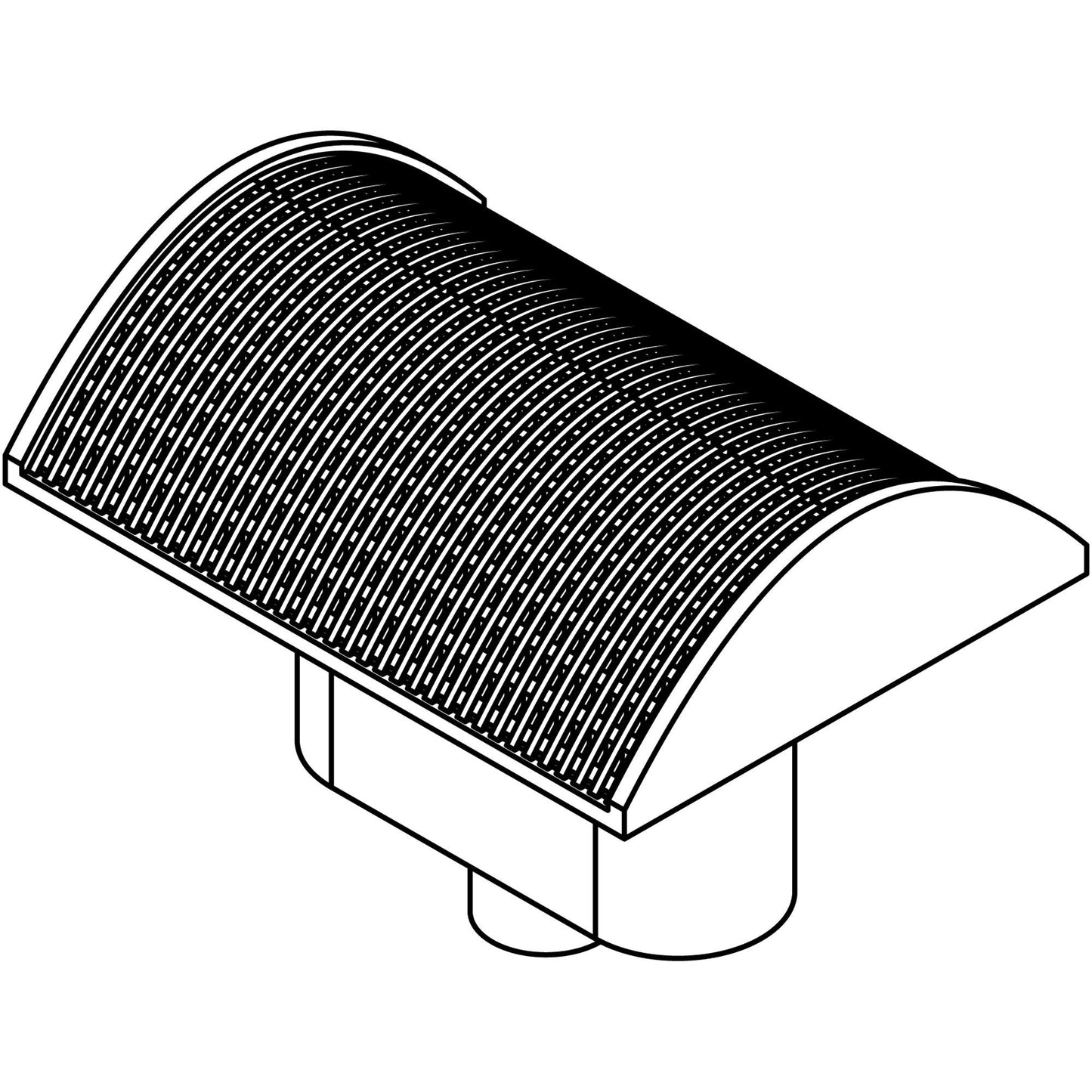 HO Spark Arrestor Curved Top (ATH01267)