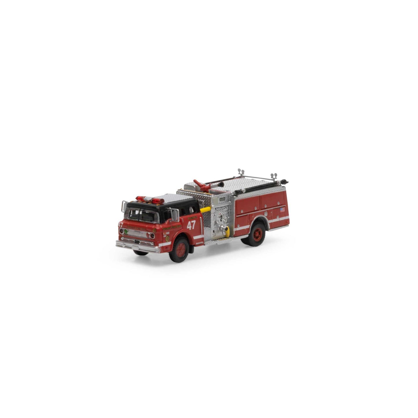 N Ford C Canopy Cab Pumper Fire Truck, Chicago #47 (ATH10299)