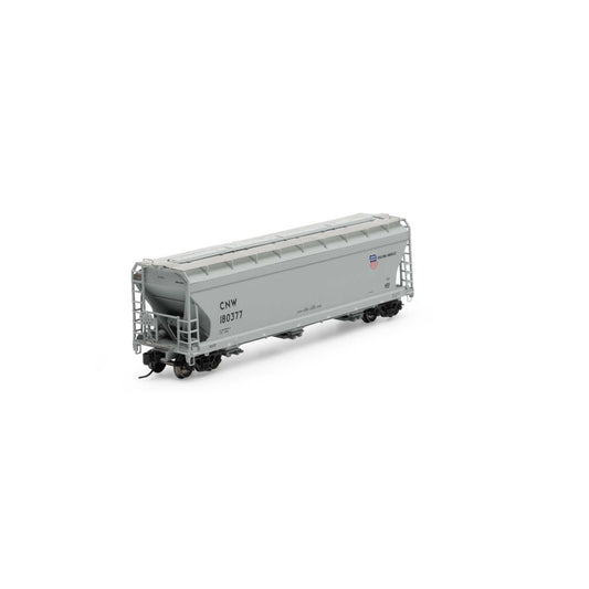N ACF 4600 3-Bay Center Flow Hopper C&NW #180337 (ATH12948)