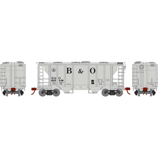 HO PS-2 2003 2-Bay Hopper B&O #631140 (ATH15412)