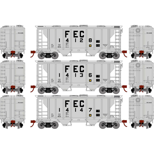 HO PS-2 2003 2-Bay Hopper Model Freight Car (ATH15420)