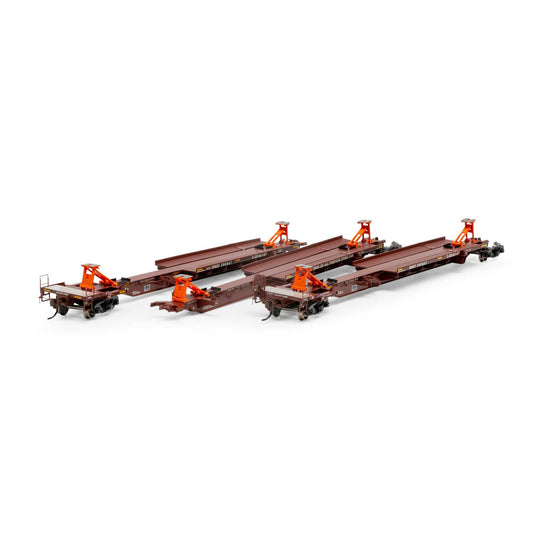 HO RTR 57' Trinity Spine Car BNSF #300567 (ATH15676)